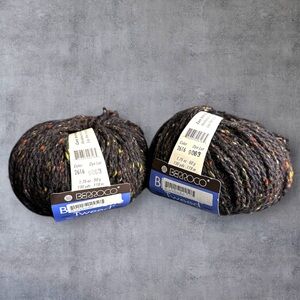 Berroco Blackstone tweed lot of 2 color 2616 lot 9063 130 yards ball yarn